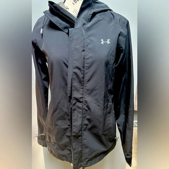Under Armour Jackets & Blazers - Under armour rain jacket black and grey xsmall